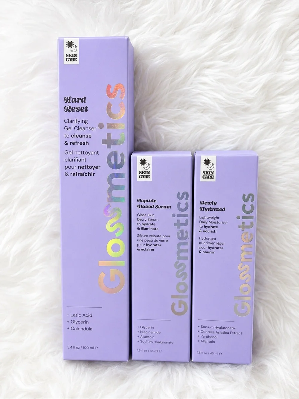 Glossmetics 3-piece skincare